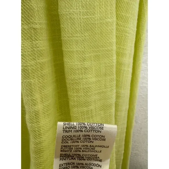 Anthropologie Maeve Selah High-Low Maxi Dress Size Medium Yellow Oversized Boho - Picture 6 of 13